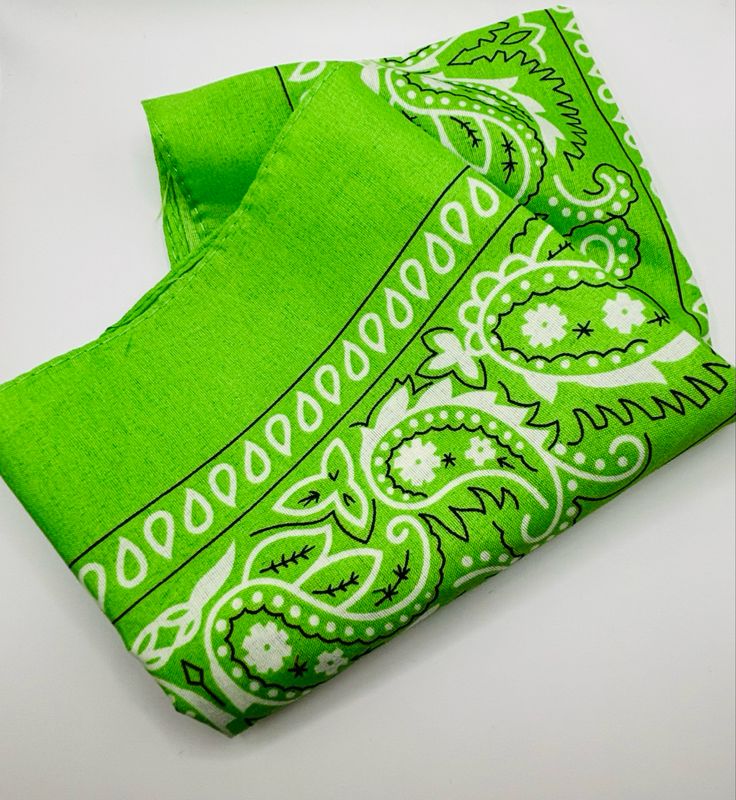 Sjaaltje Paisley groen