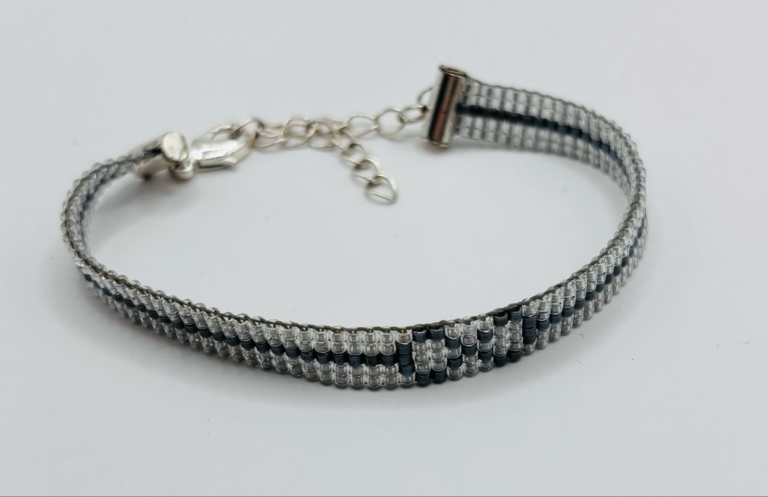Armband miyuki infinity ♾️ grey