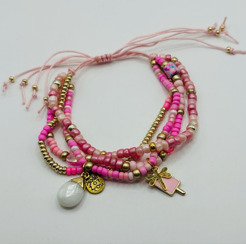 Armband Ibiza Roze Armband Ibiza Roze