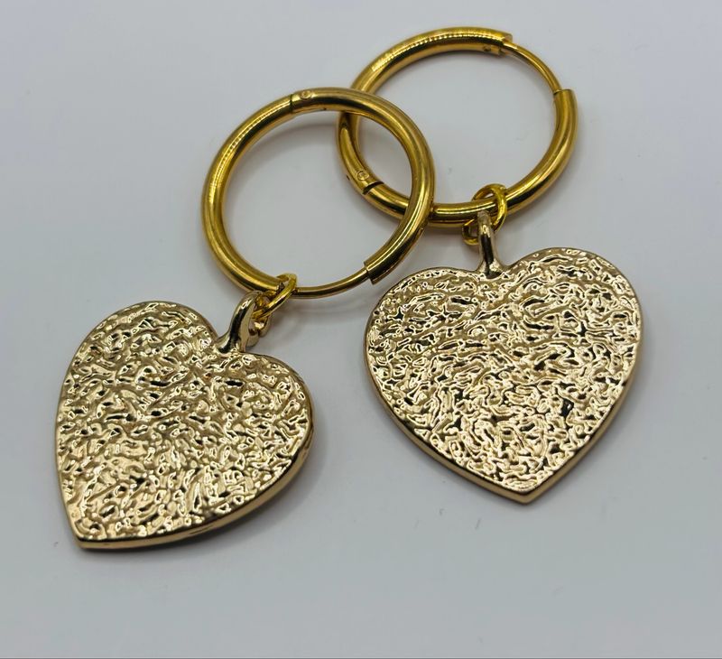 Oorbellen gouden hart