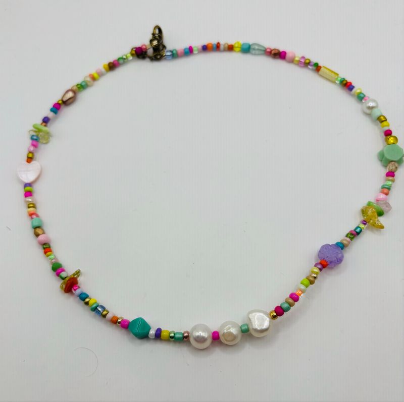 Ketting colors pearl