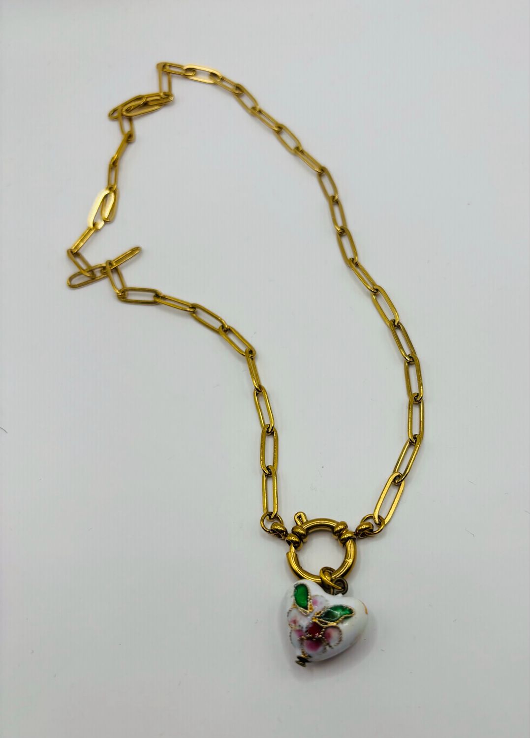 Ketting schakel hartje kort