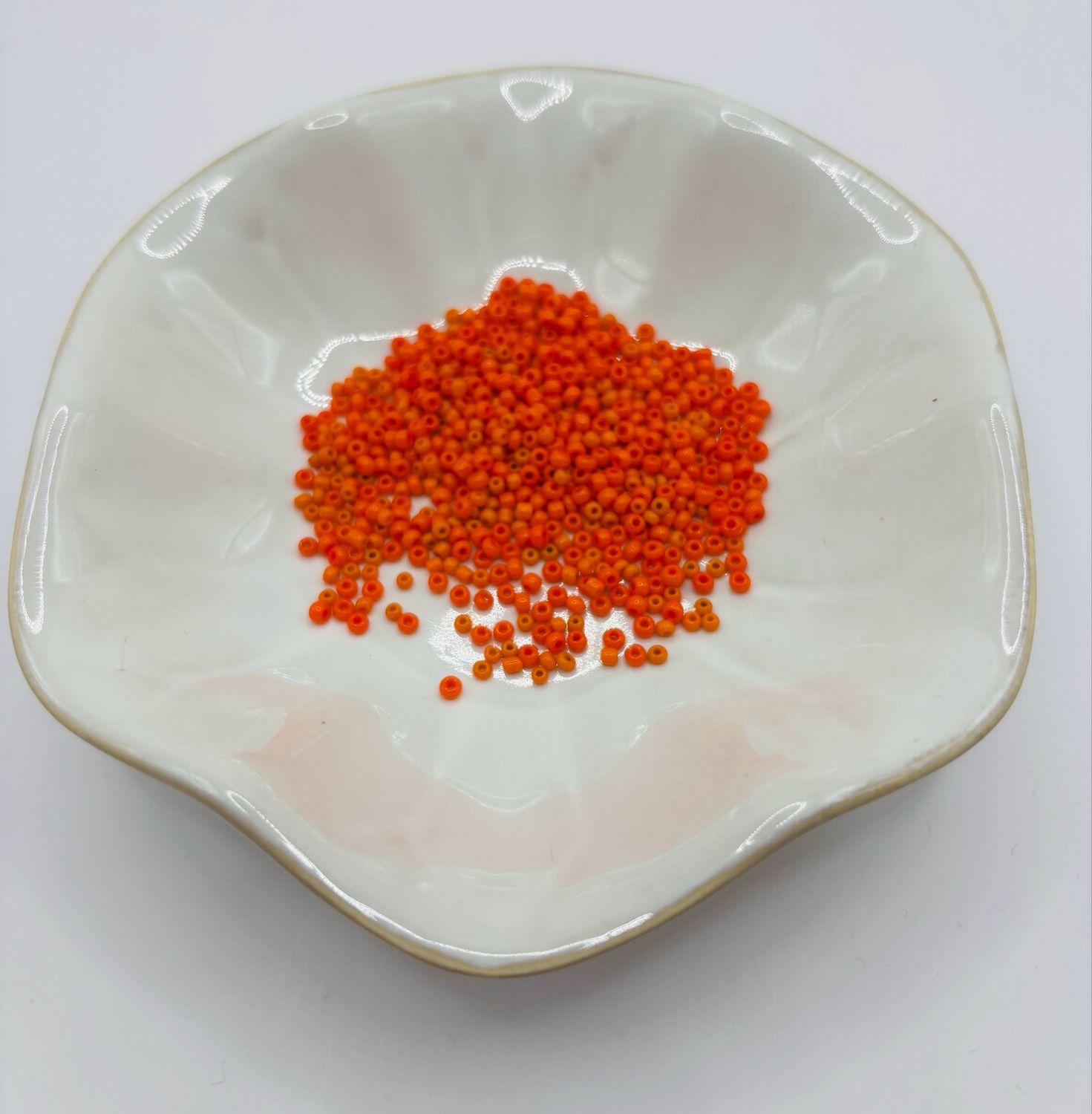 Rocailles 2mm oranje 50 gr