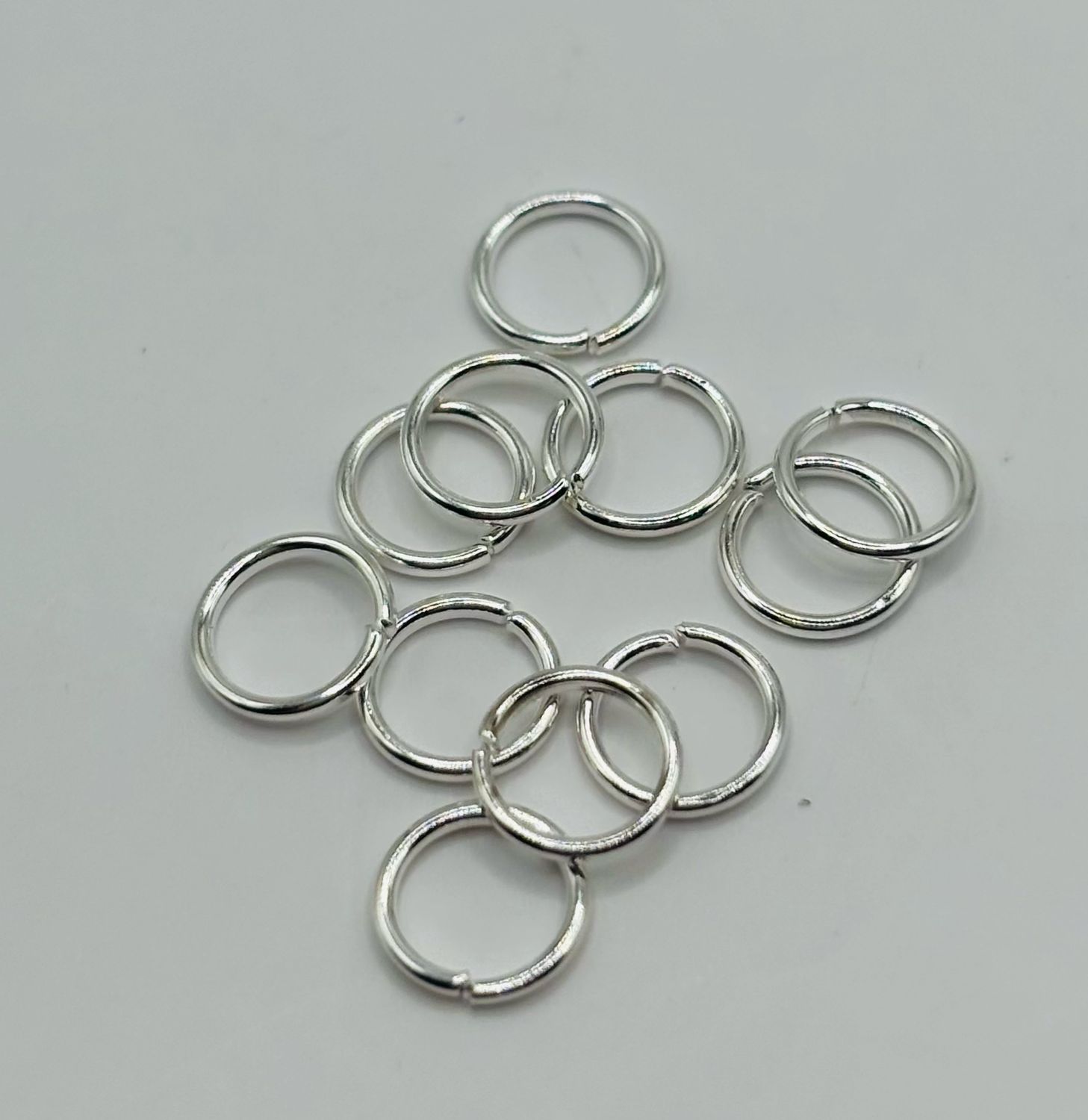 Ringetje zilver 6mm 25 st
