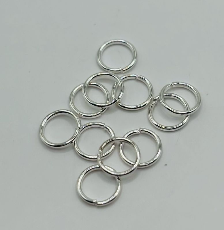 Ringetje zilver 6mm 25 st