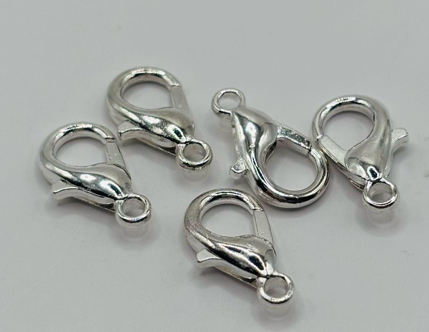 Karabijn slotje zilver