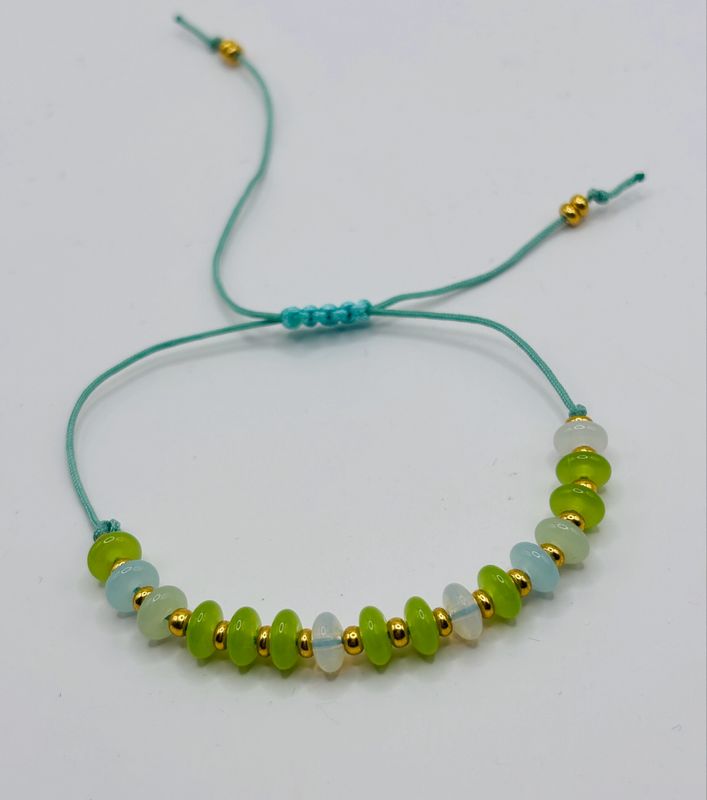 Armband natuursteen groen