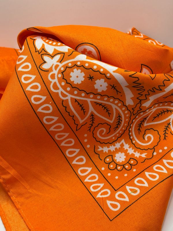 Sjaaltje Paisley oranje