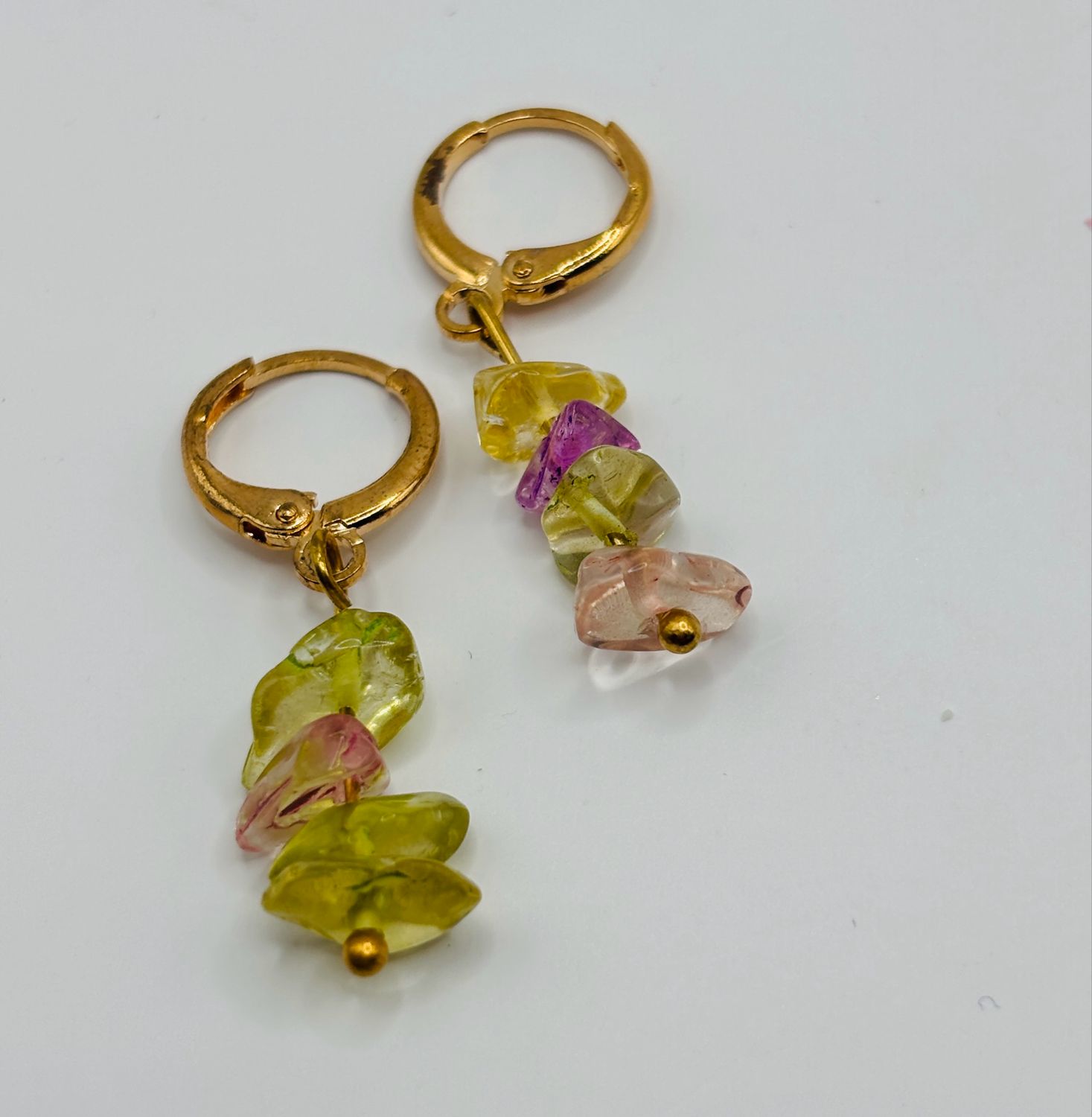 Oorbelletjes steentjes color