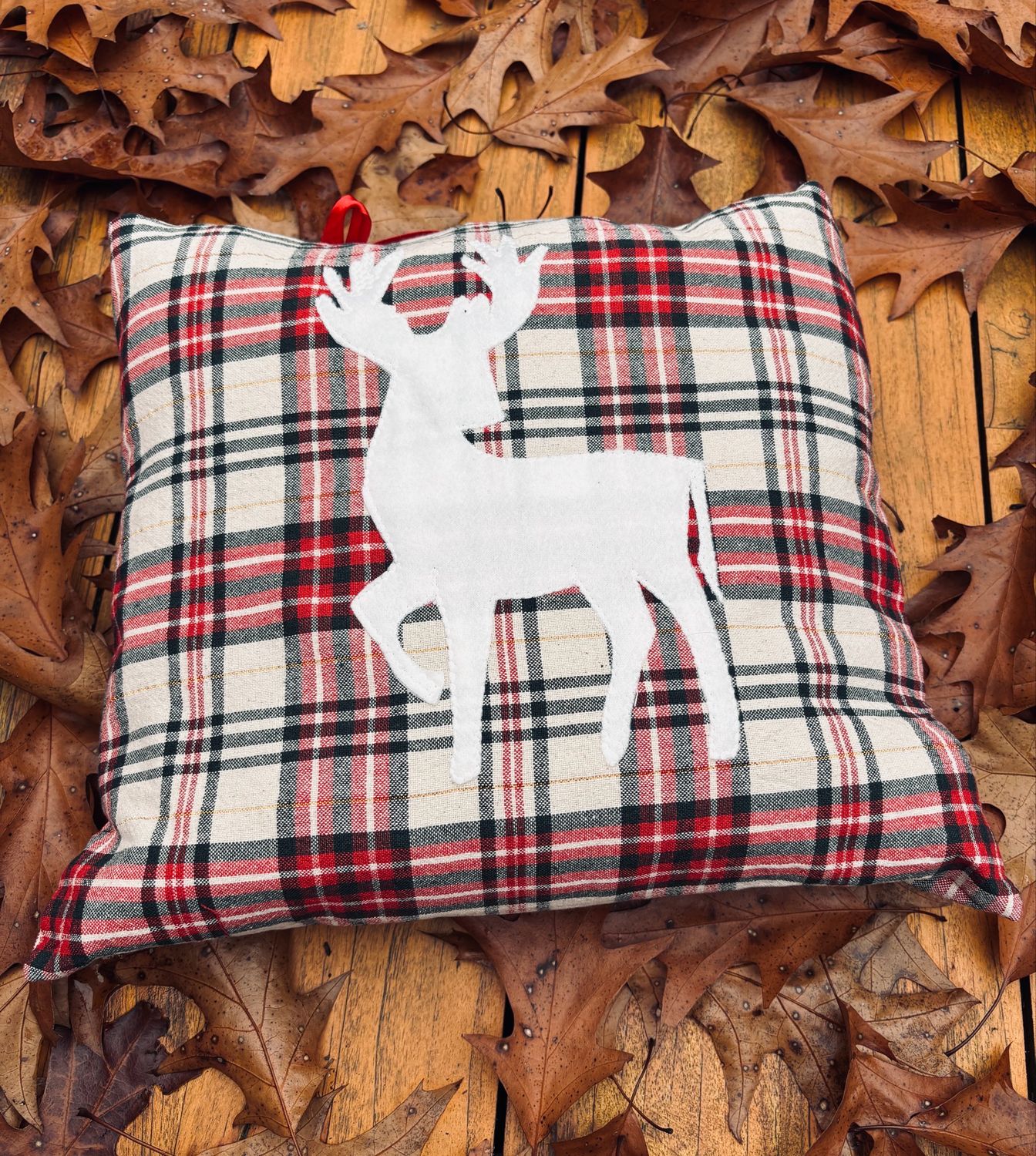 Kussentje hert ? 40x40cm