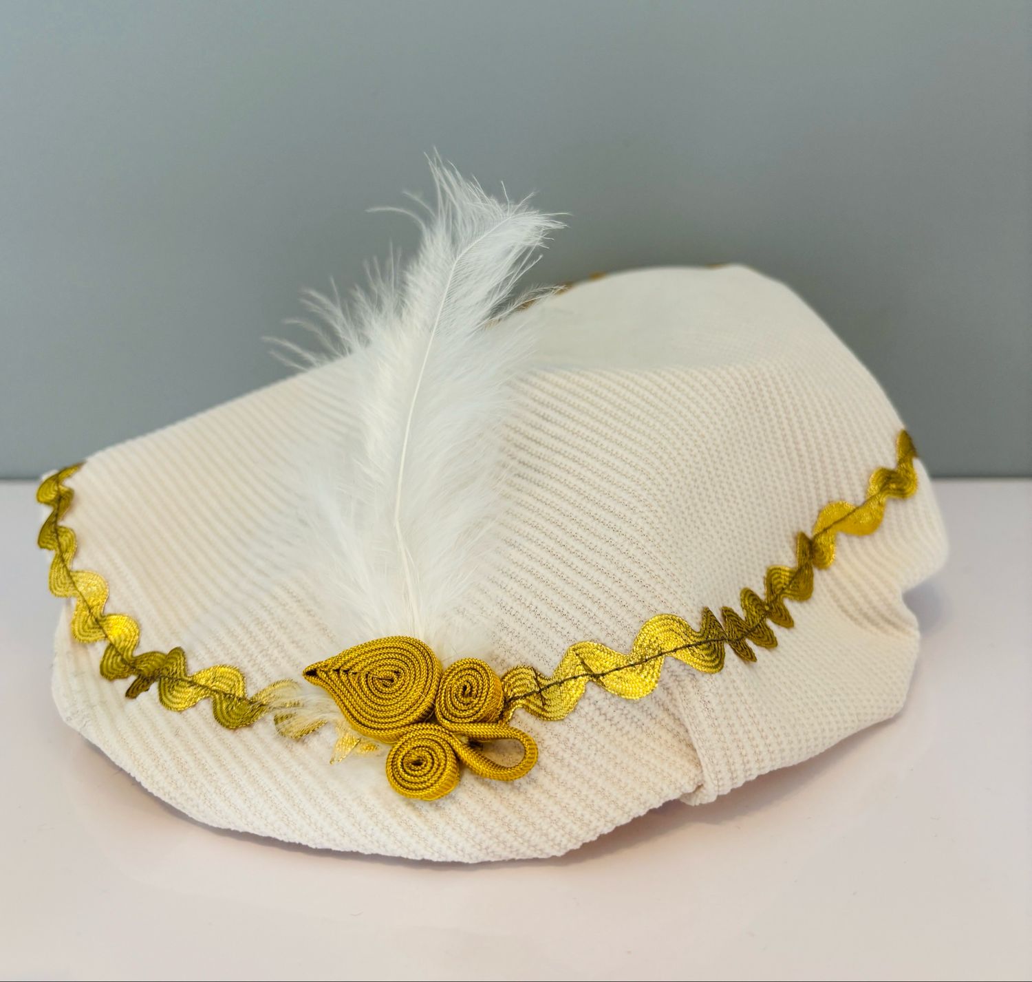 Pieten muts rib gold Pieten muts rib gold