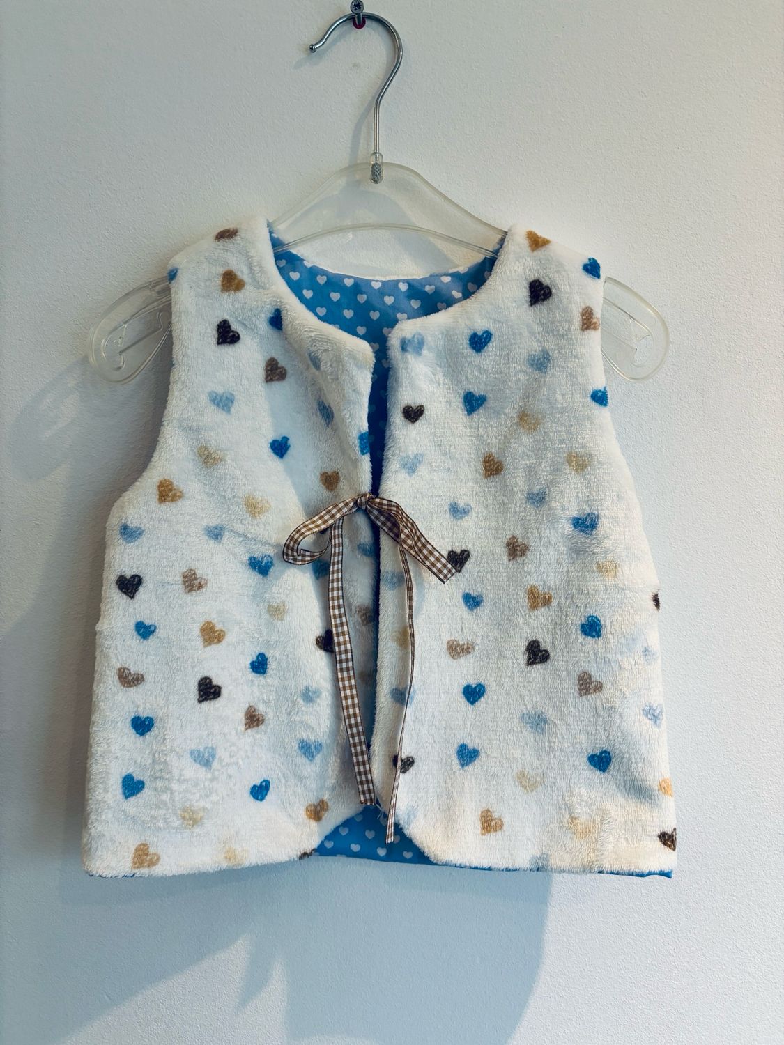 Bontgilet hartjes ??? maat 86 Bontgilet hartjes ??? maat 86