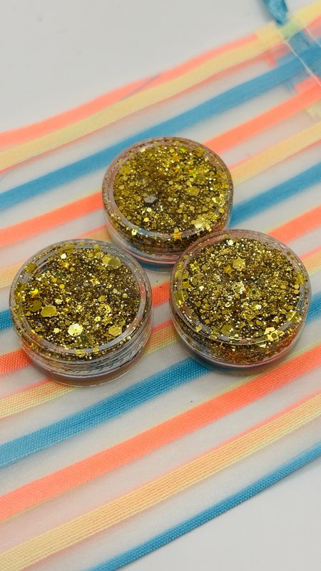 Glittergel goud