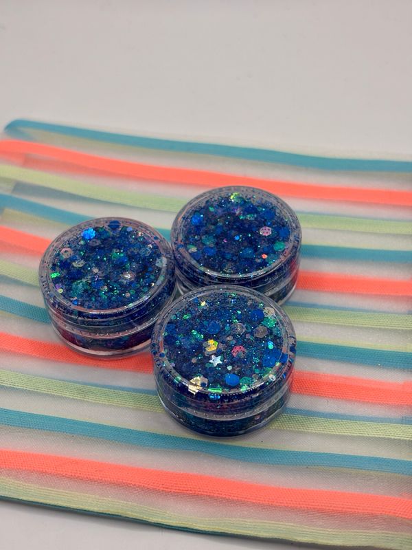 Glitters konings blauw