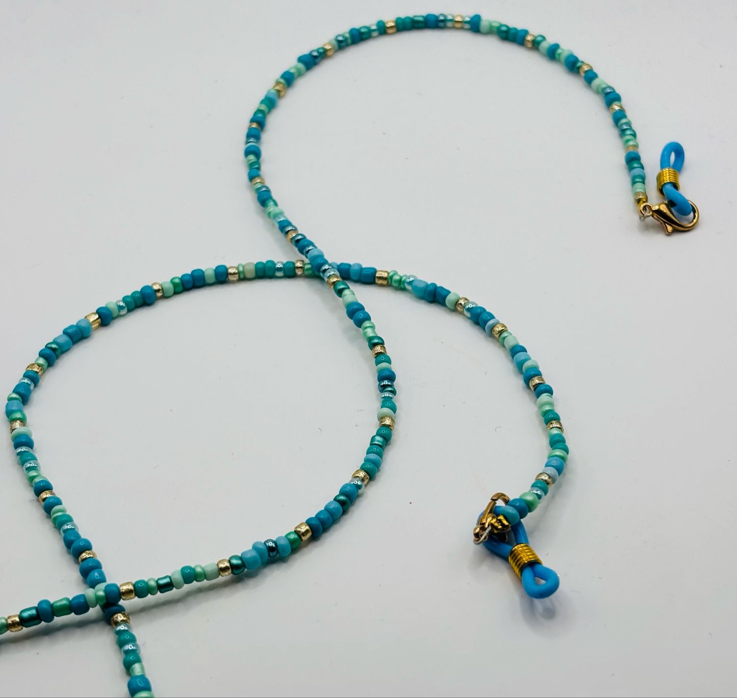 Zonnebril koordje blauw