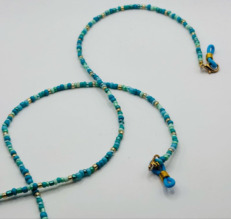 Zonnebril koordje blauw