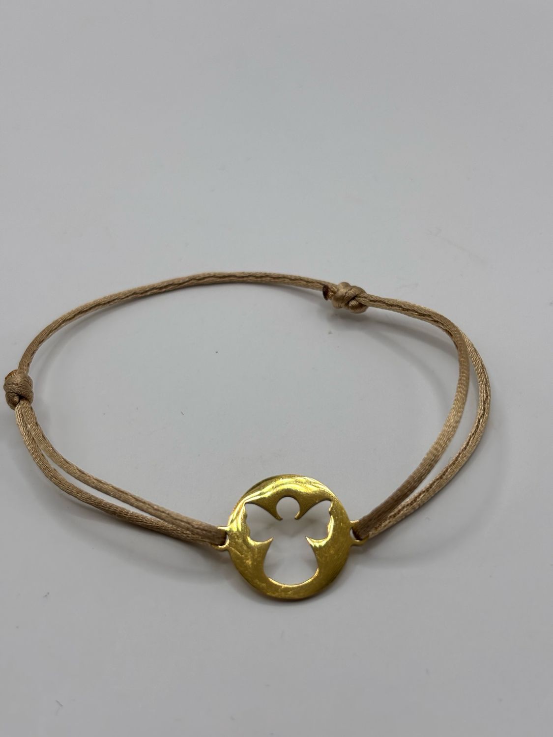 Satijnarmbandje engel