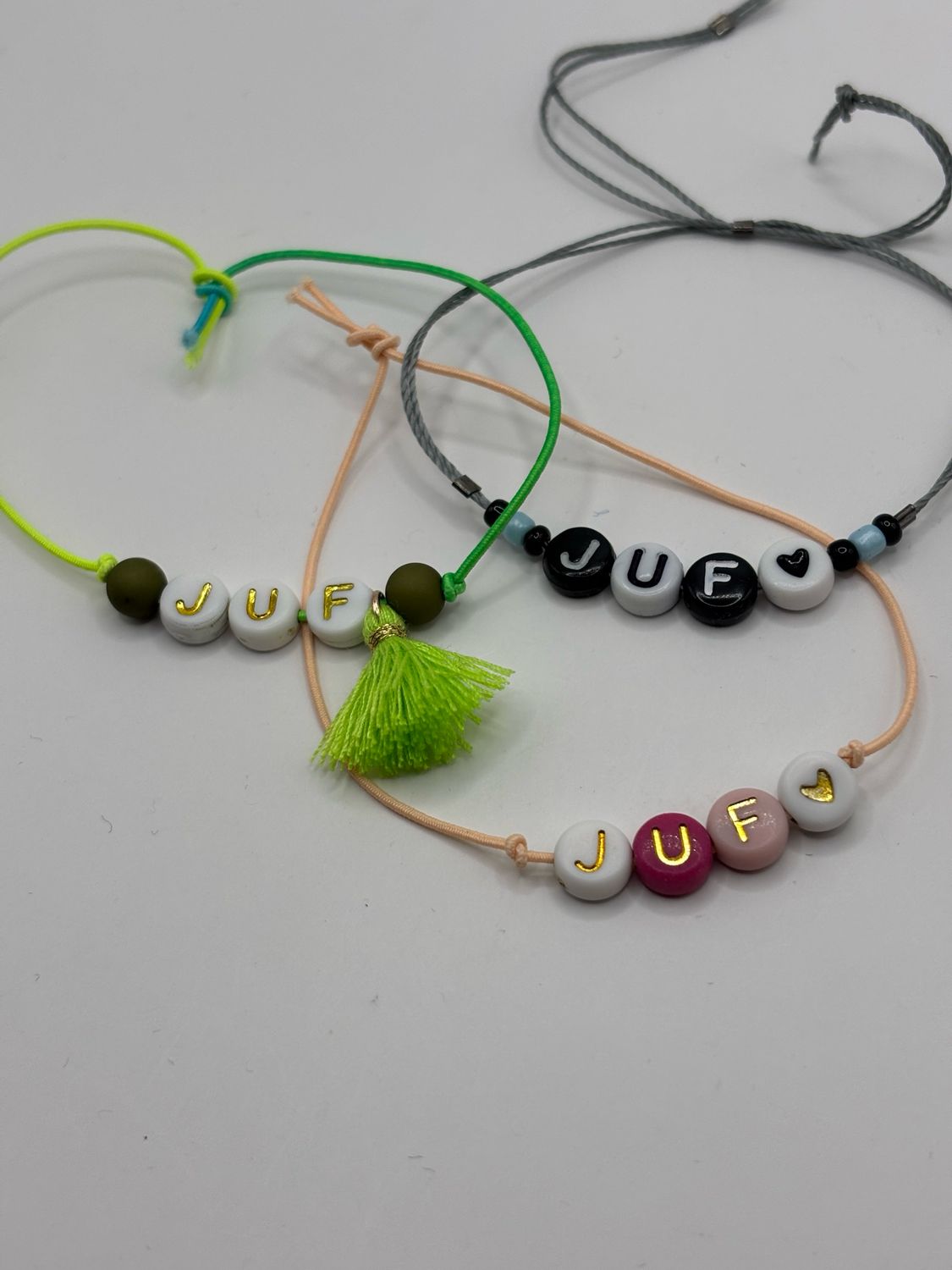 Jufarmbandjes elastiek diverse