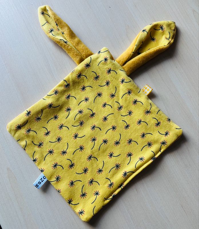 Konijn knuffeldoekje blaasbloempje