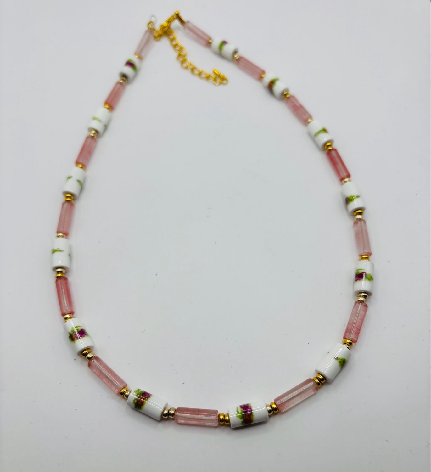 Ketting roze flower ?