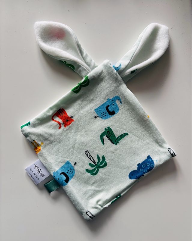 Konijnen doekje dierentuin