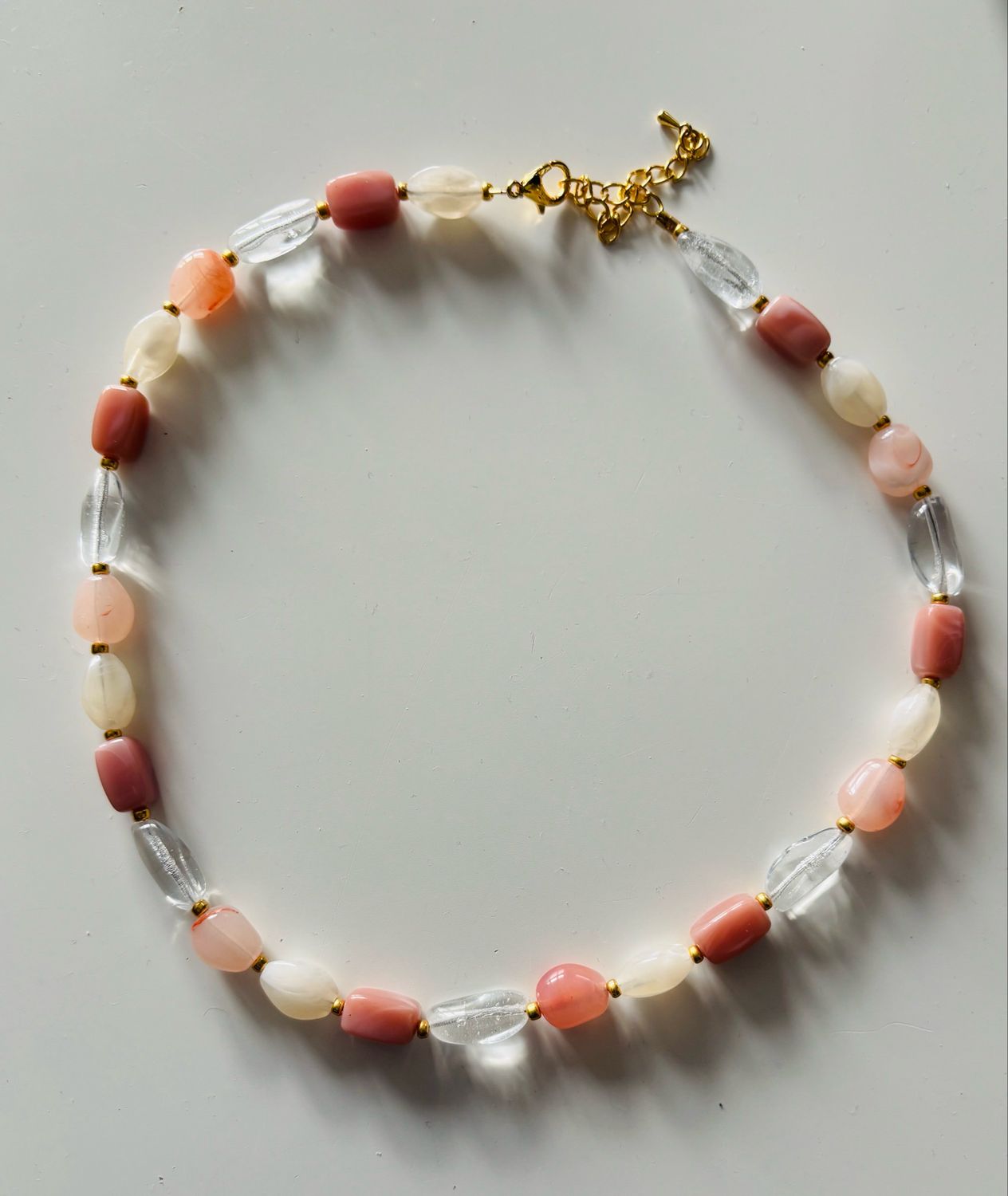 Ketting Candy zalm wit