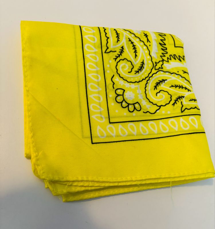 Sjaaltje Paisley geel Sjaaltje Paisley geel