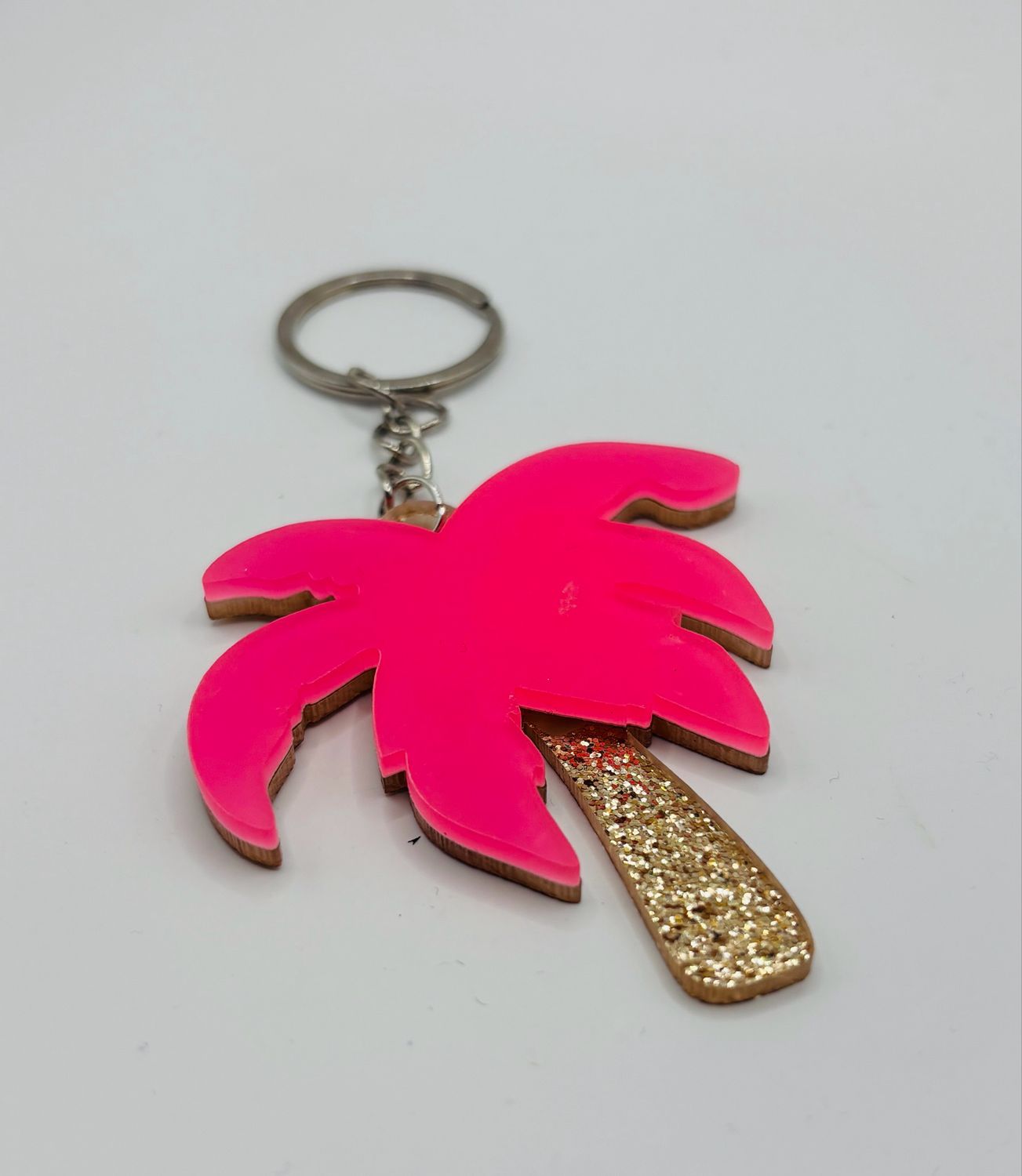 Sleutelhanger roze palmboom ? Sleutelhanger roze palmboom ?