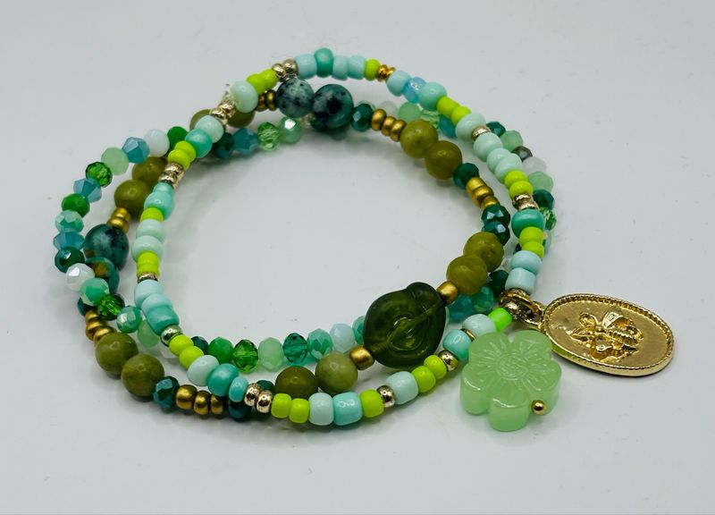 Armbandset 3 green ??? Armbandset 3 green ???
