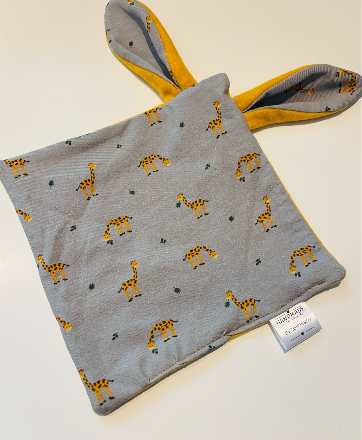 Konijnen knuffeldoekje giraf Konijnen knuffeldoekje giraf