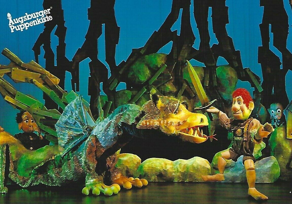Nibelungen Drache und Siegfried
Postkarte