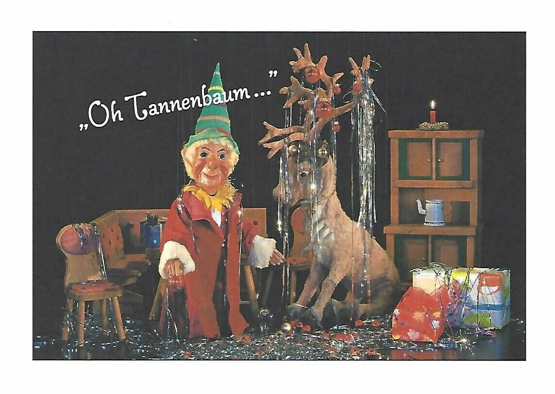 "Oh Tannenbaum ..."
Klappkarte Kasperl