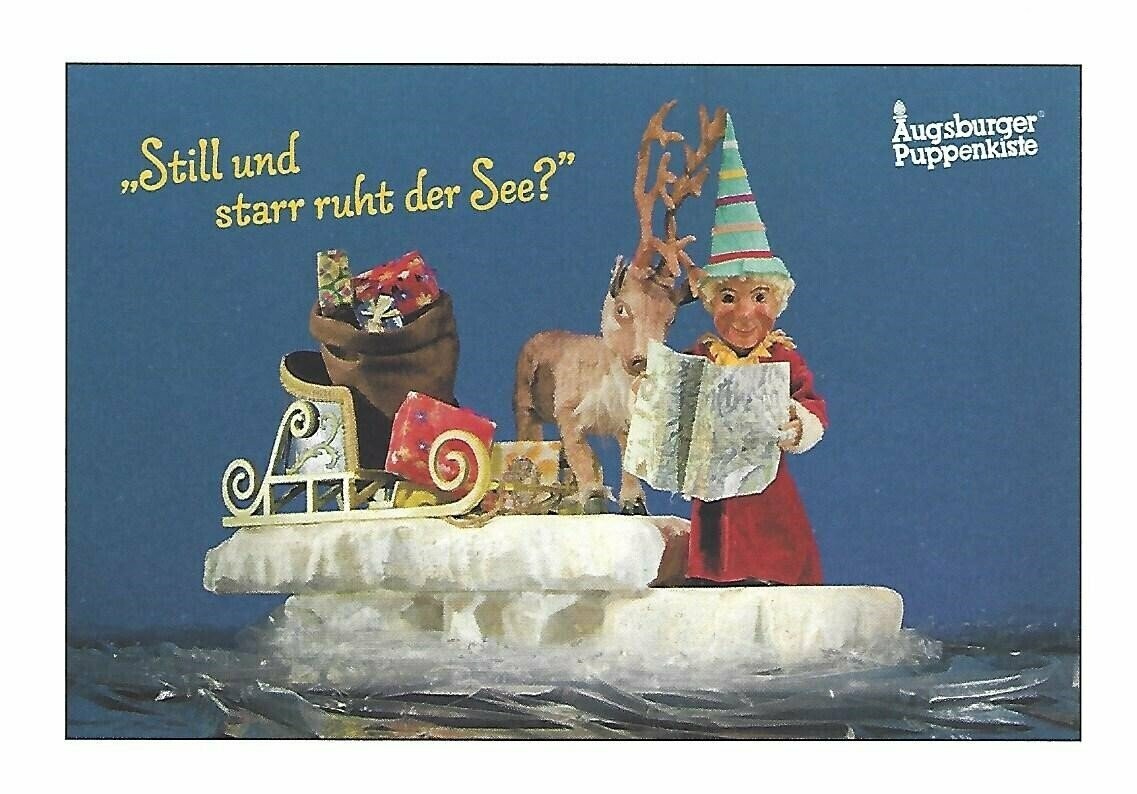 "Still und starr ruht der See?"
Klappkarte Kasperl