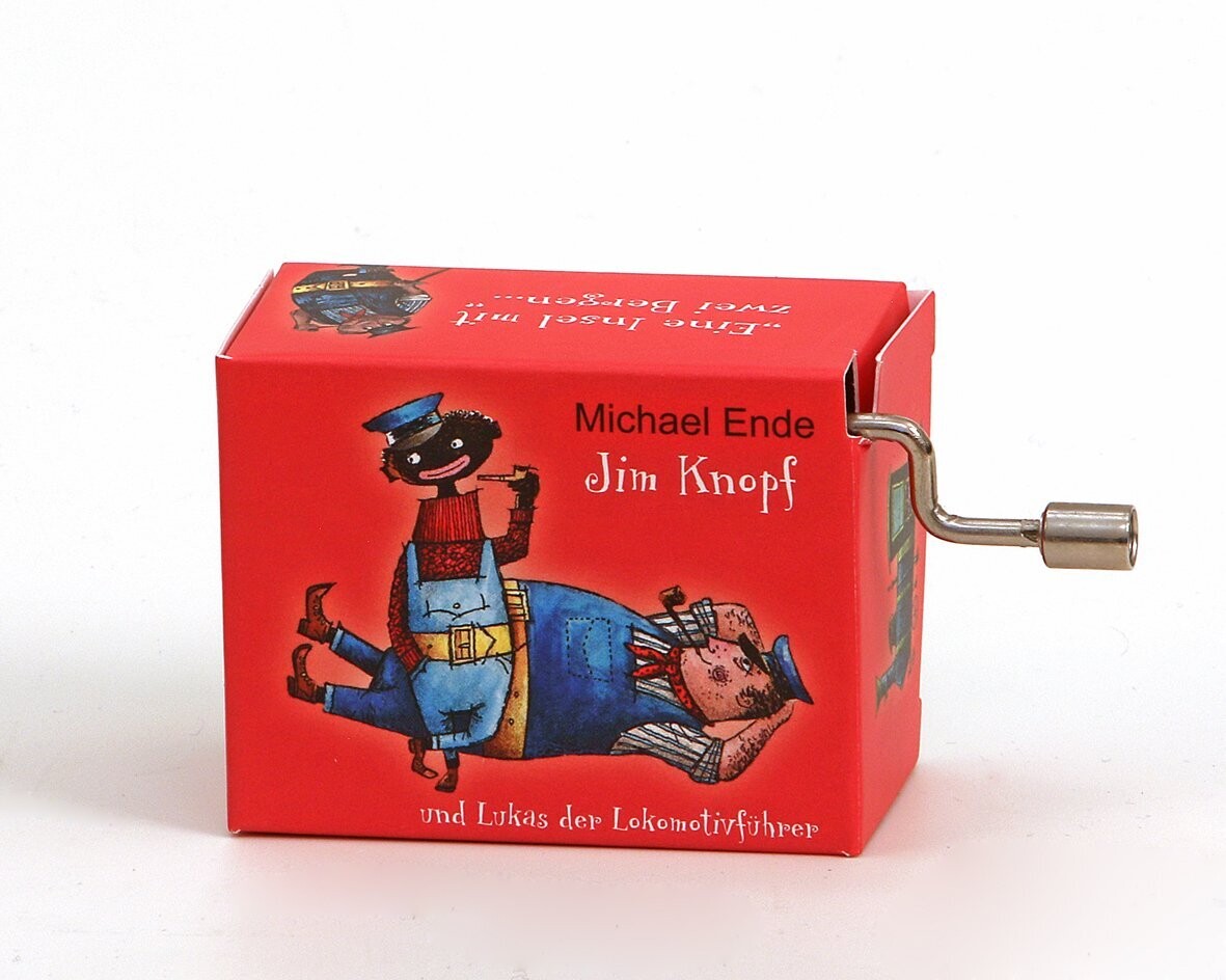 Spieluhr Jim Knopf Lummerland - rot