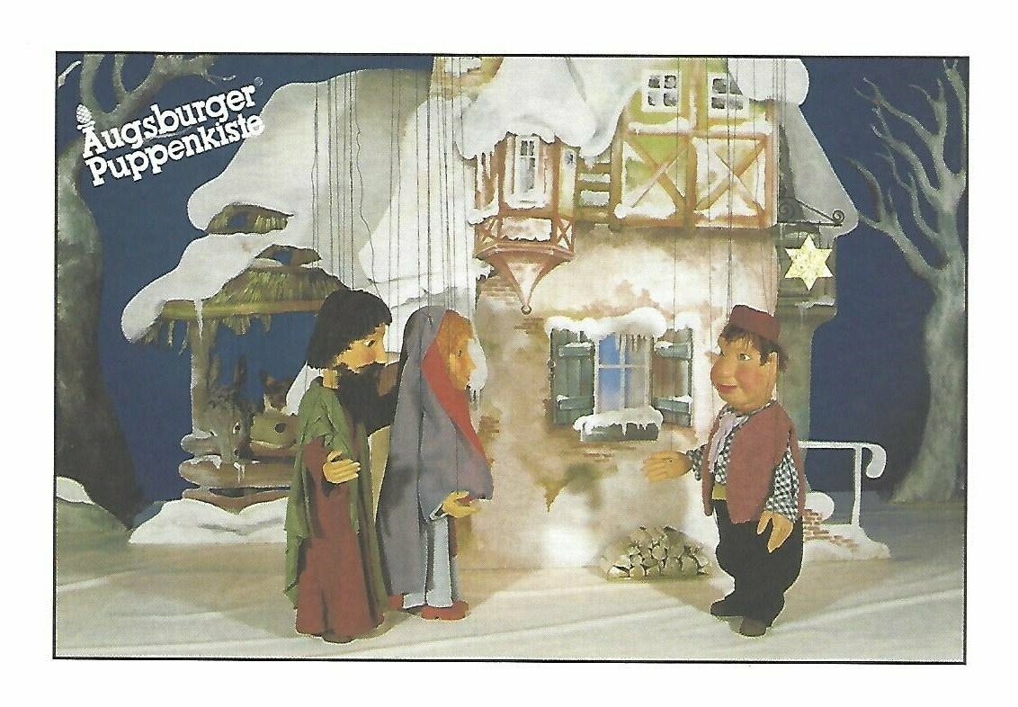 Wie das Eselchen das Christkind suchte  Klappkarte