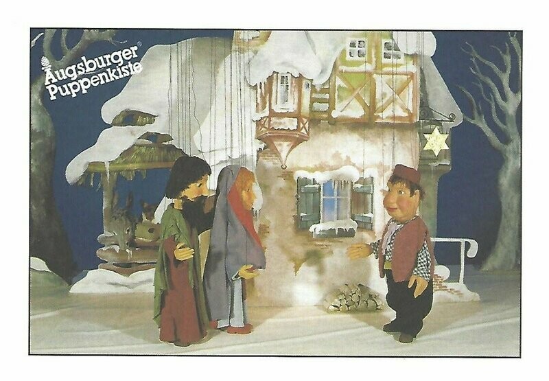 Wie das Eselchen das Christkind suchte  Klappkarte
