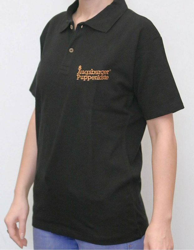 Polo-Shirt "Augsburger Puppenkiste" aufgestickt Größe XL