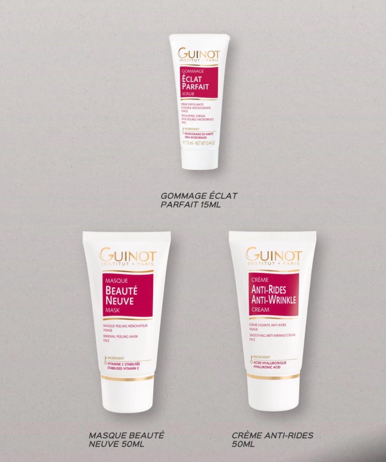 Cream Anti-ride And beaute never Mask And Gommage Eclat Parfait Gift Set