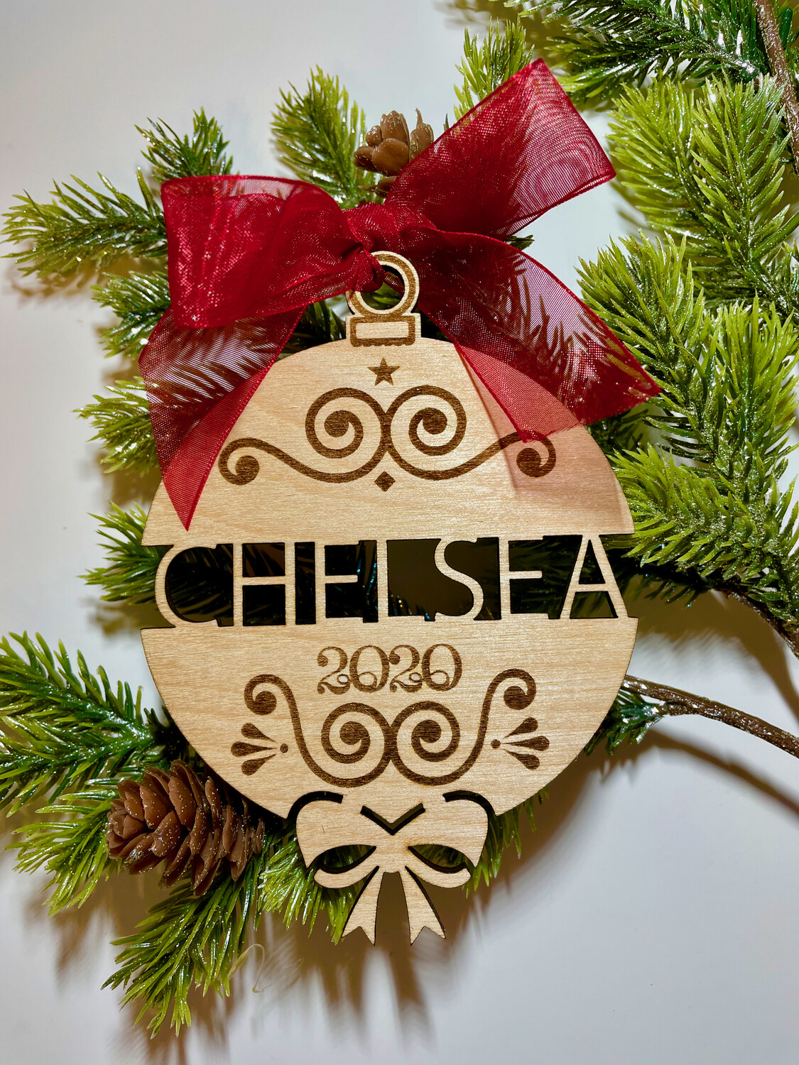 Split Name Ornament