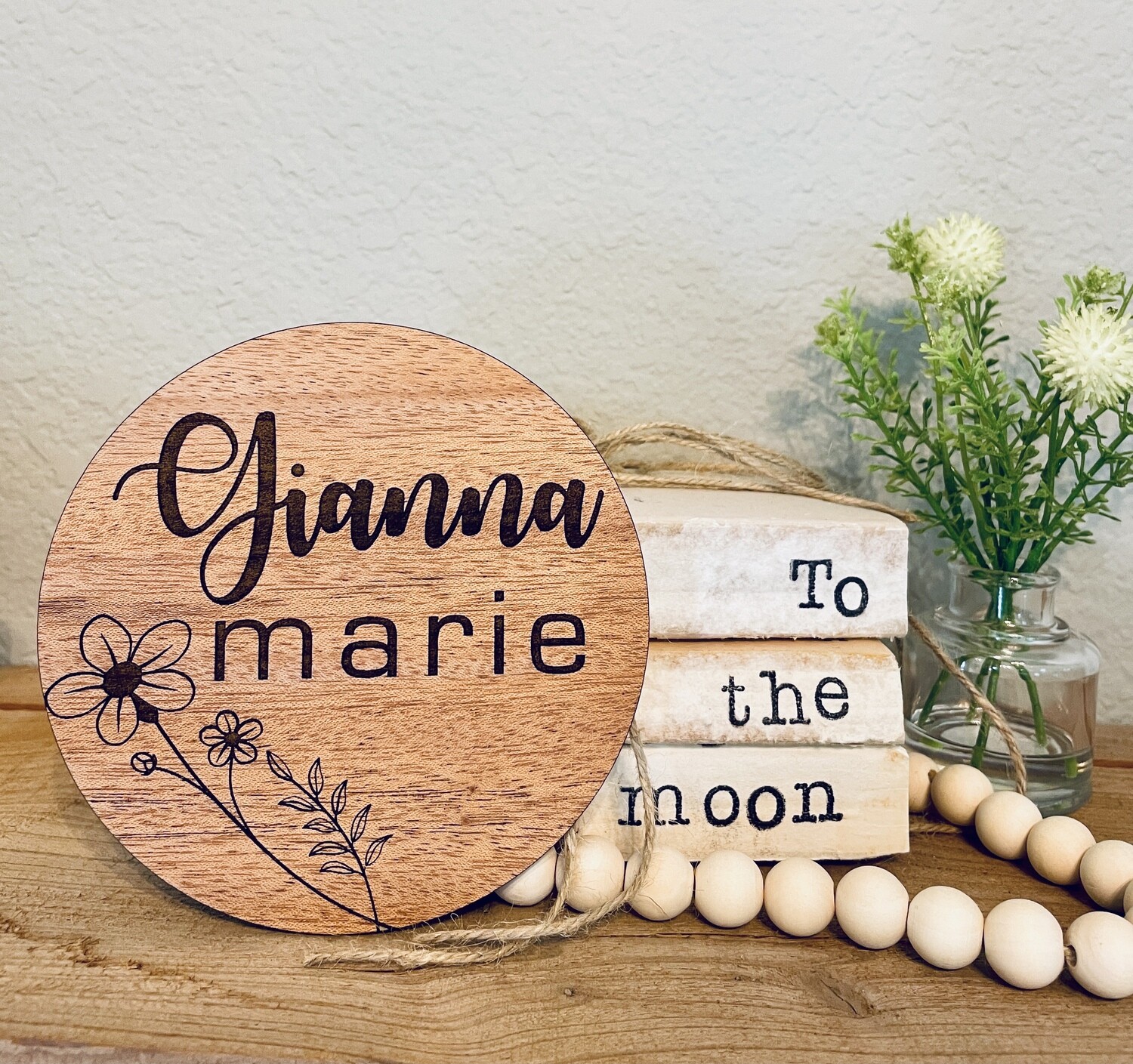Cute Baby Name Plaques