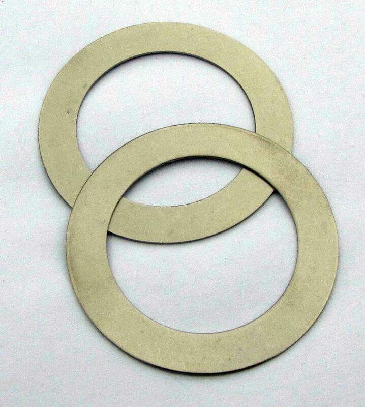 Aqua Chi Pair of large silver permanent rings