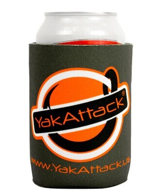 YakAttack Hooked Logo Koozie