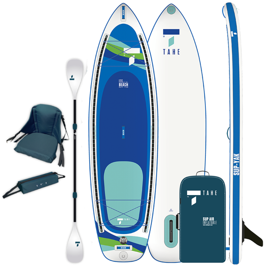 Tahe 10&#39;6&quot; Inflatable Beach Sup-Yak + Kayak Kit
