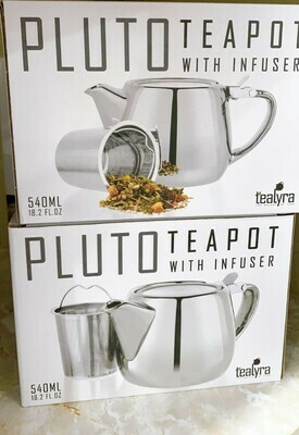 Silver Porcelain Teapot Infuser