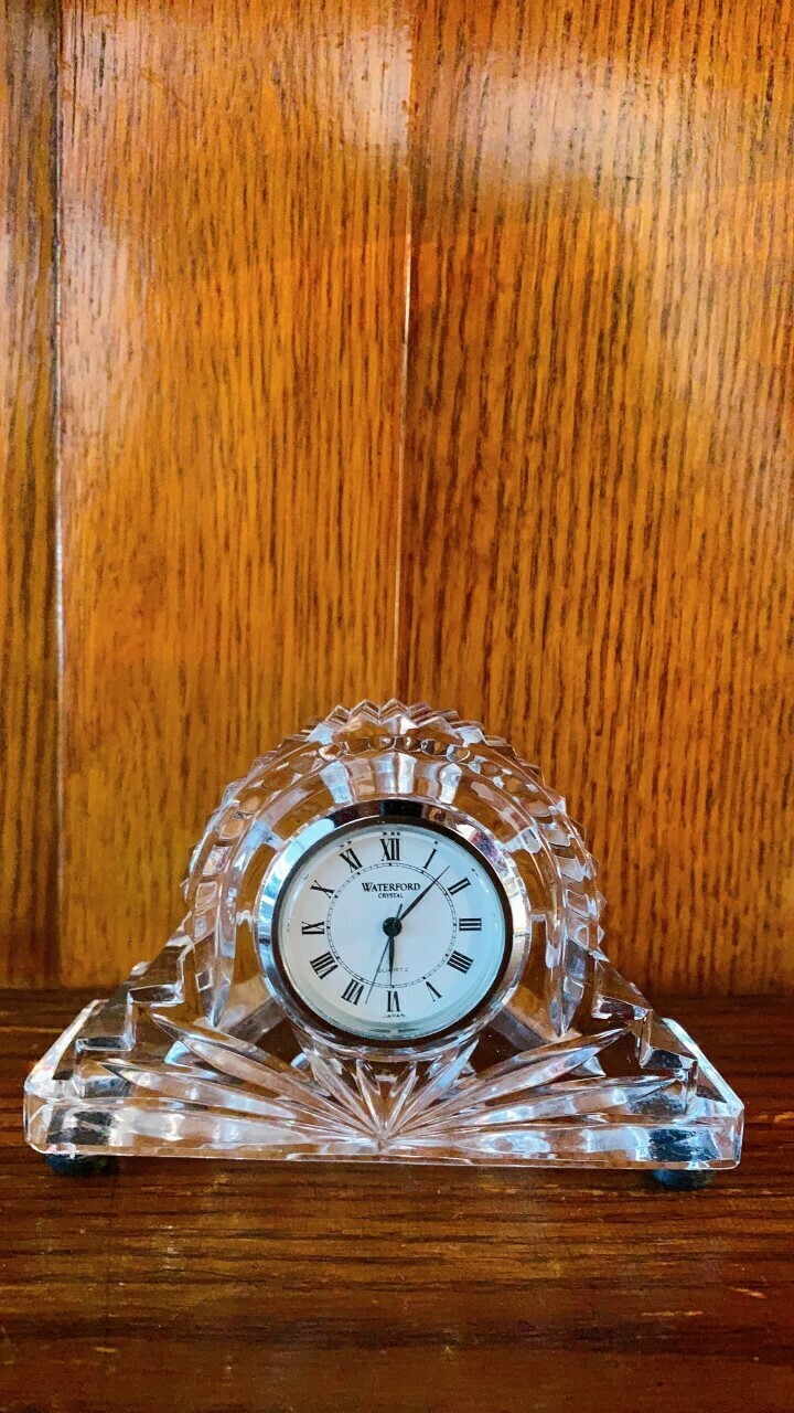 Waterford Cottage Crystal Clock