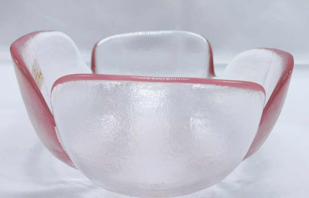 Viking Glass Bowl, Color: Pink Petal Bowl