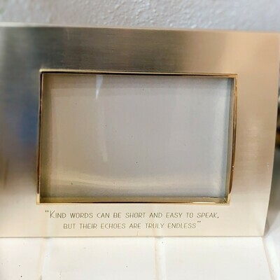 Kind Words Frame 6 1/2 x 4 1/2 Things Remembered (scuffed)
