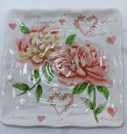 Maxcera Amour Love Salad Plate