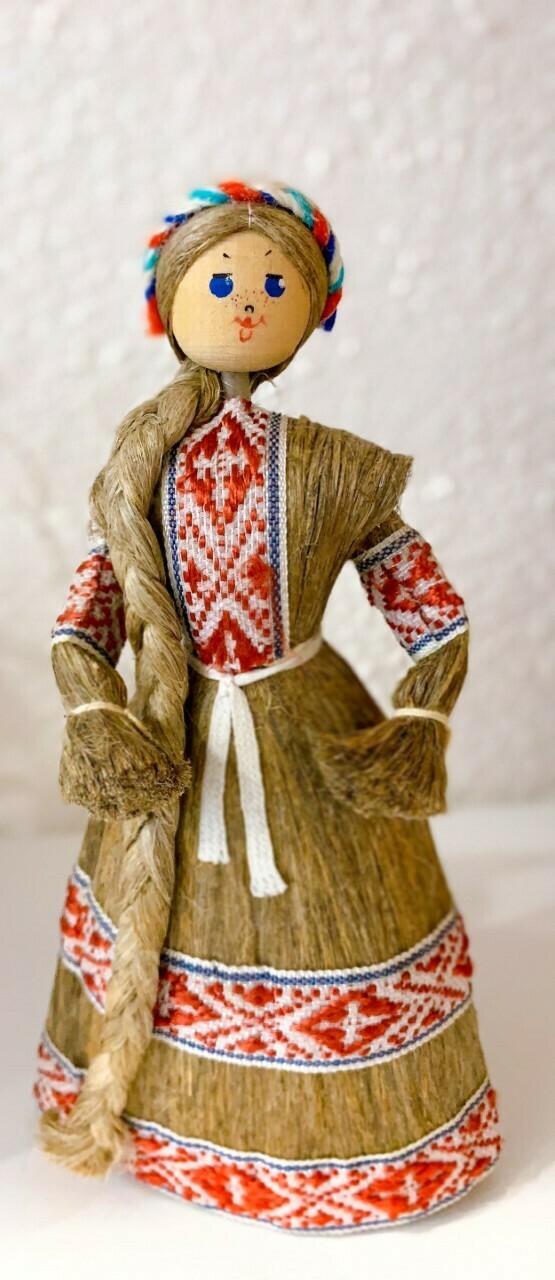 Vintage Russian Folk Art Doll