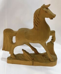 Russian Wood Carving Horse 